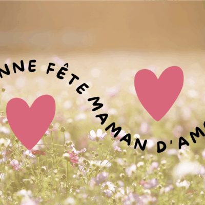 carte de vœux fête des mamans