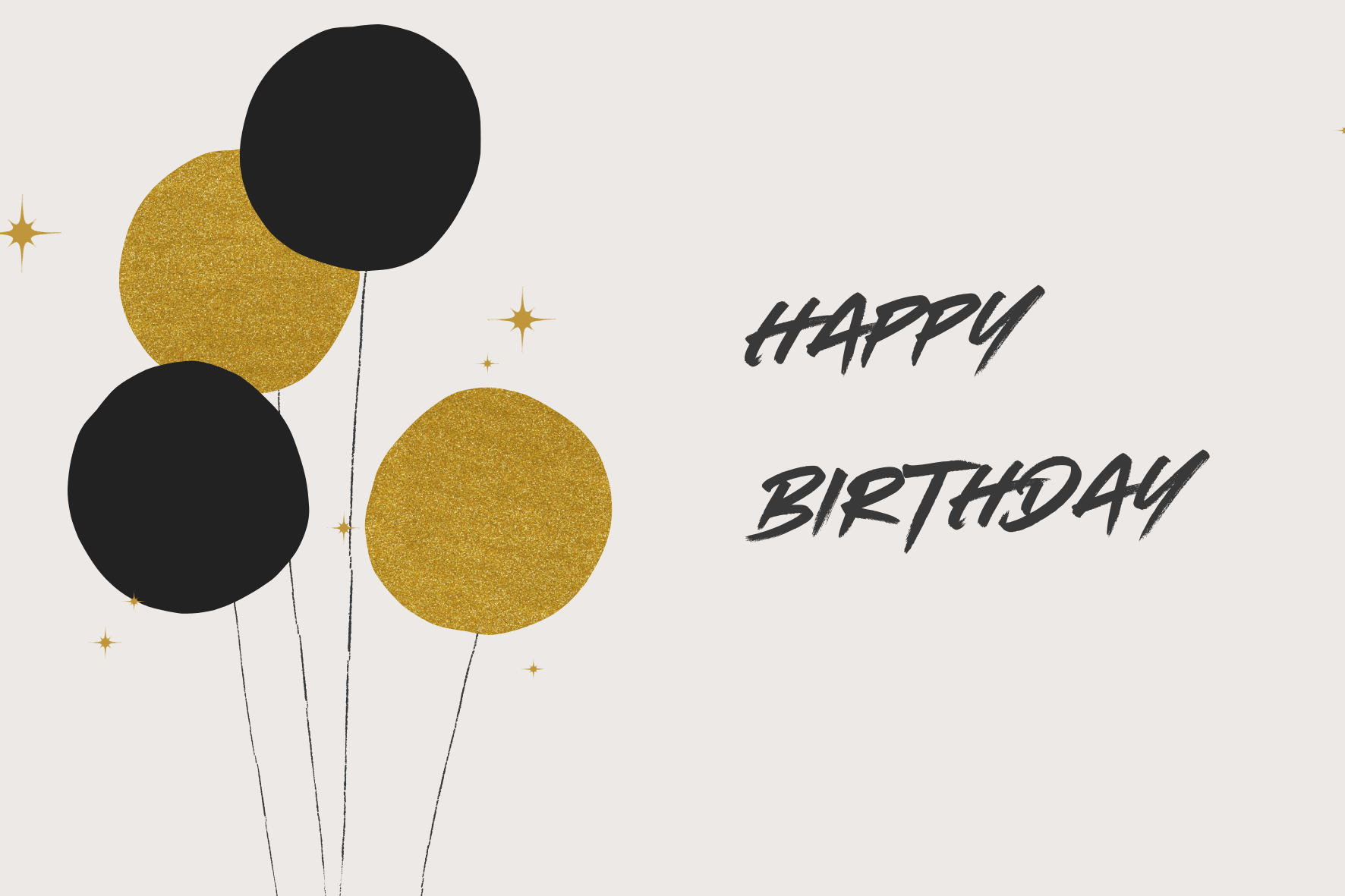 carte de voeux anniversaire - birthday greetings card - Glückwunschkarte zum Geburtstag