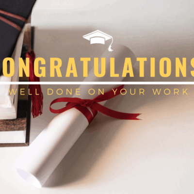carte de voeux félicitations diplômes - Glückwunschkarte Glückwunsch zum Abschluss - greeting card congratulations diplomas -