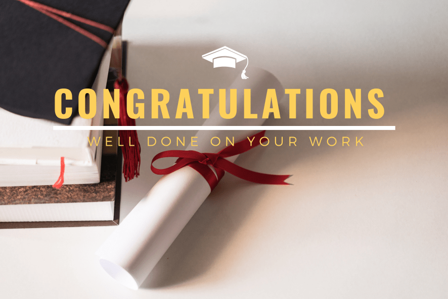 carte de voeux félicitations diplômes - Glückwunschkarte Glückwunsch zum Abschluss - greeting card congratulations diplomas -
