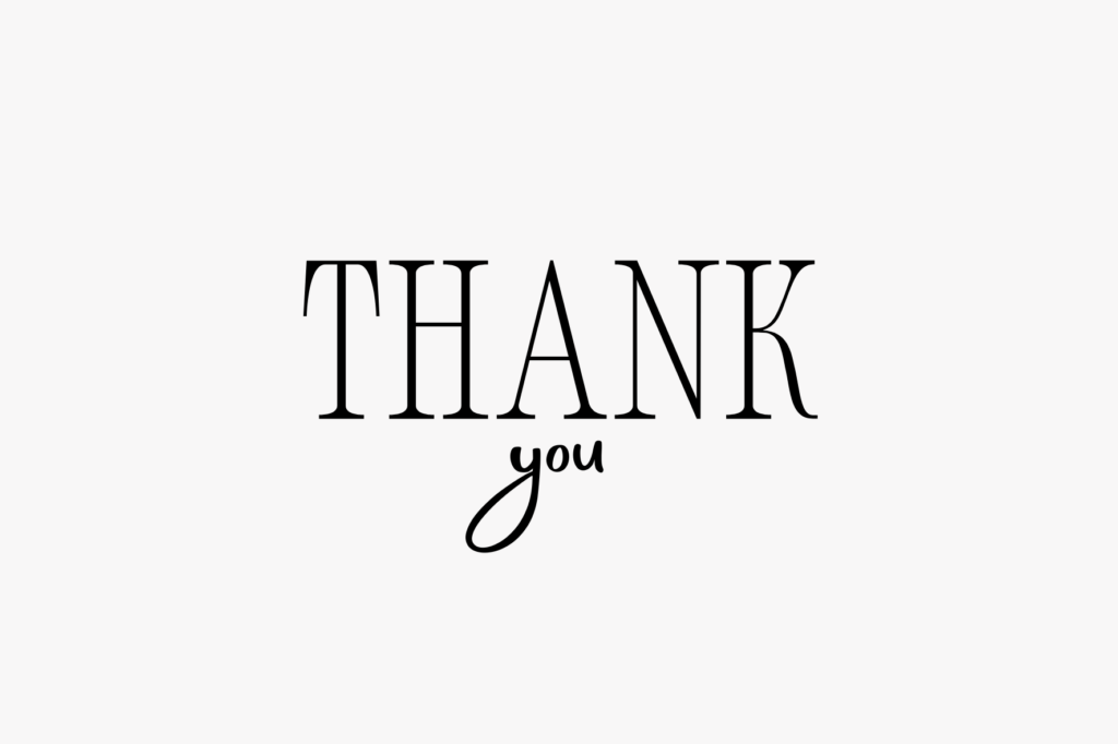 Thank-you note – Greeting card – Personalised Swiss gift